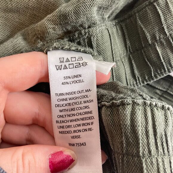 Joie Women's High Rise Linen Shorts Size 12 Loose Flowy Preppy Summer Weekends - Picture 7 of 9